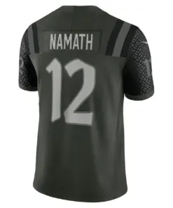 Joe Namath New York Jets Nike 2025 Rivalries Collection Retired Player Limited Jersey - Gotham Green - Image 3