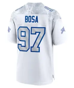 Joey Bosa Buffalo Bills Nike 2025 Rivalries Collection Game Jersey - White - Image 3