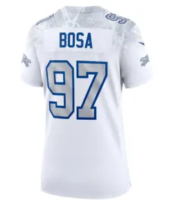 Joey Bosa Buffalo Bills Nike Women's 2025 Rivalries Collection Game Jersey - White - Image 3