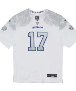 Alternative view of Josh Allen Buffalo Bills Nike Toddler 2025 Rivalries Collection Game Jersey - White