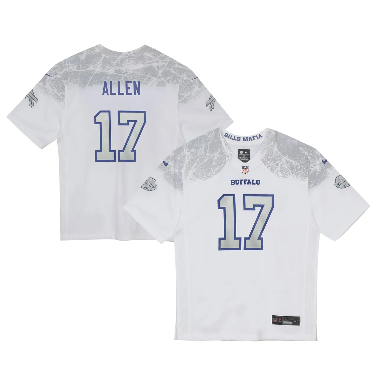 Josh Allen Buffalo Bills Nike Toddler 2025 Rivalries Collection Game Jersey - White