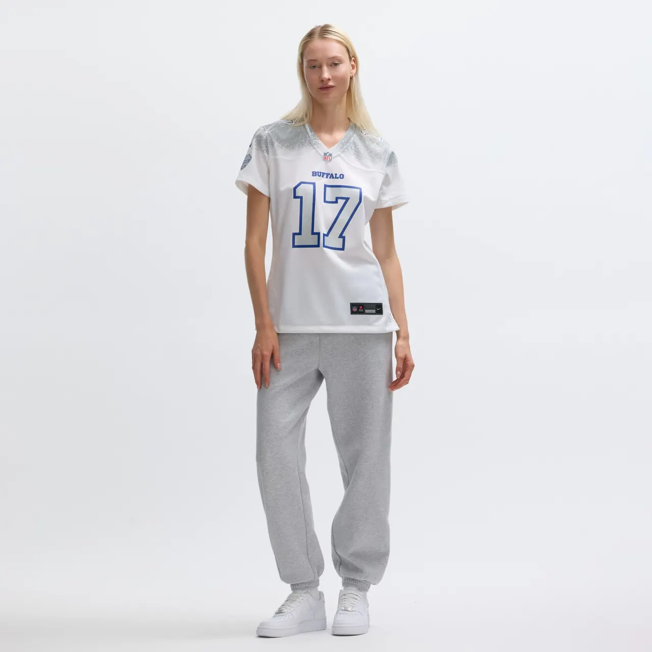 Josh Allen Buffalo Bills Nike Women's 2025 Rivalries Collection Game Jersey - White - Image 6