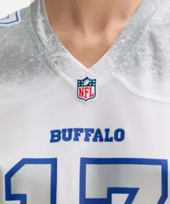 Josh Allen Buffalo Bills Nike Women's 2025 Rivalries Collection Game Jersey - White - Image 7