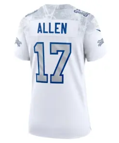 Josh Allen Buffalo Bills Nike Women's 2025 Rivalries Collection Game Jersey - White - Image 3