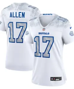Josh Allen Buffalo Bills Nike Women's 2025 Rivalries Collection Game Jersey - White
