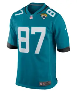 Alternative view of Josh Pederson Jacksonville Jaguars Nike Team Game Jersey - Teal