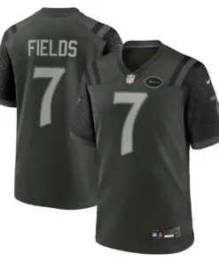 Justin Fields New York Jets Nike 2025 Rivalries Collection Game Jersey - Gotham Green