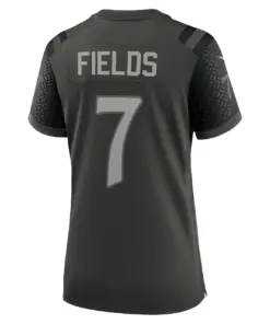 Justin Fields New York Jets Nike Women's 2025 Rivalries Collection Game Jersey - Gotham Green - Image 3