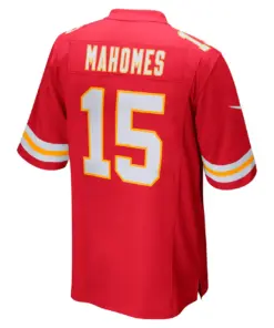 Patrick Mahomes Kansas City Chiefs Nike Youth Home Game Jersey - Red - Image 3