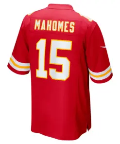 Patrick Mahomes Kansas City Chiefs Nike Home Super Bowl LIX Patch Game Jersey Mens - Red - Image 3