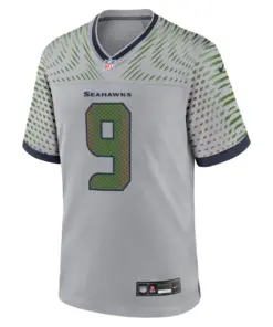 Alternative view of Kenneth Walker III Seattle Seahawks Nike 2025 Rivalries Collection Game Jersey - Wolf Gray