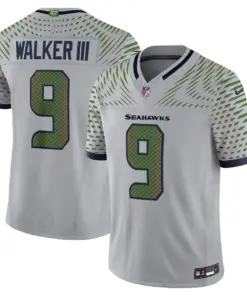 Kenneth Walker III Seattle Seahawks Nike 2025 Rivalries Collection Limited Jersey - Wolf Gray