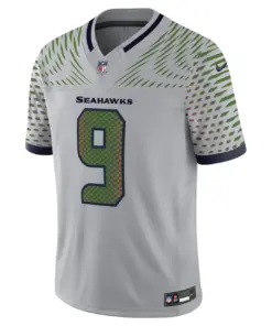 Alternative view of Kenneth Walker III Seattle Seahawks Nike 2025 Rivalries Collection Limited Jersey - Wolf Gray