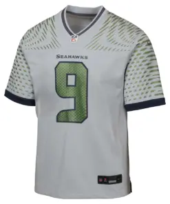Alternative view of Kenneth Walker III Seattle Seahawks Nike Youth 2025 Rivalries Collection Game Jersey - Wolf Gray