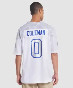 Keon Coleman Buffalo Bills Nike 2025 Rivalries Collection Game Jersey - White - Image 5