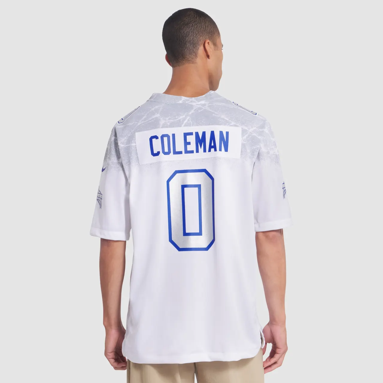 Keon Coleman Buffalo Bills Nike 2025 Rivalries Collection Game Jersey - White - Image 5
