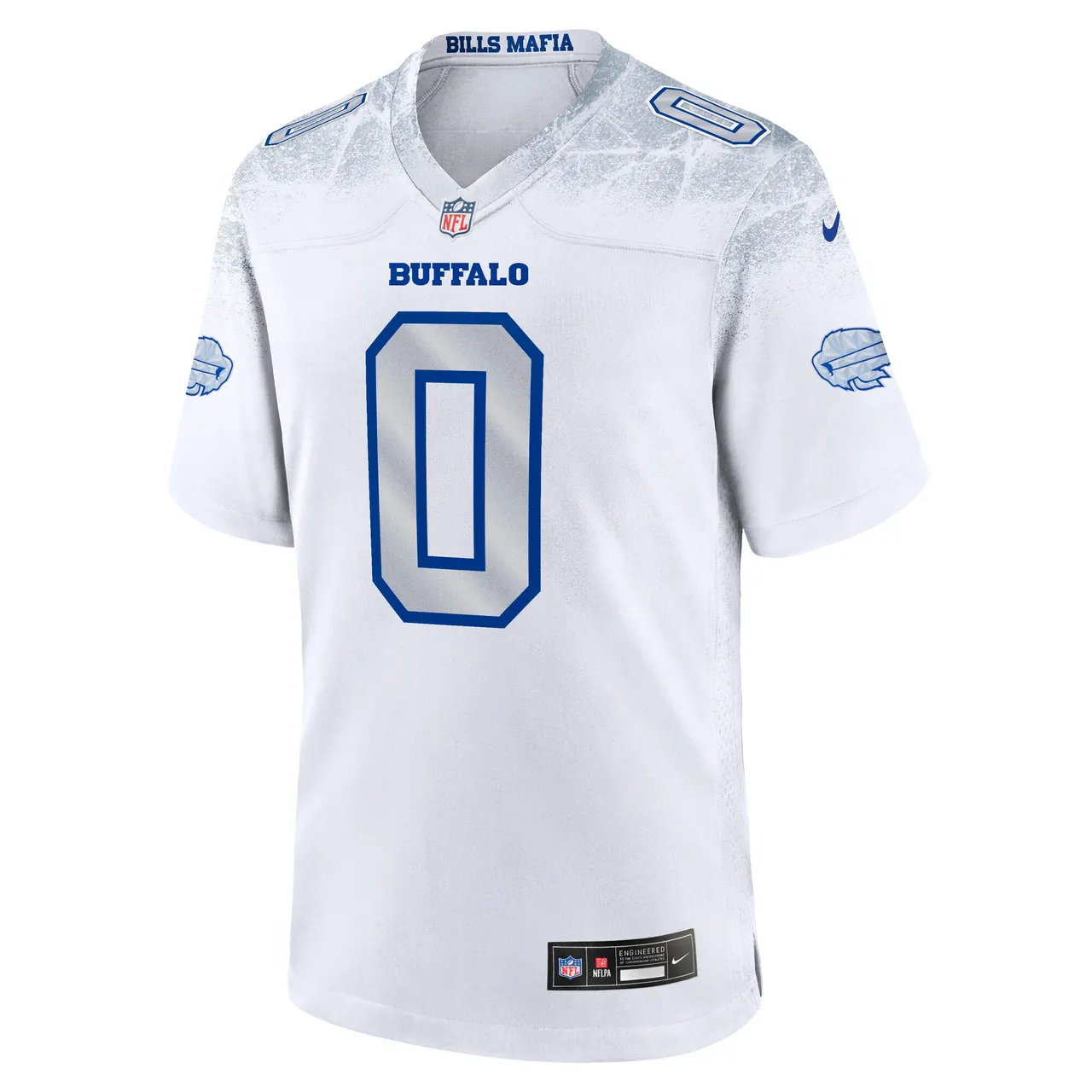 Keon Coleman Buffalo Bills Nike 2025 Rivalries Collection Game Jersey - White - Image 2