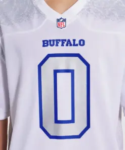 Keon Coleman Buffalo Bills Nike 2025 Rivalries Collection Game Jersey - White - Image 6