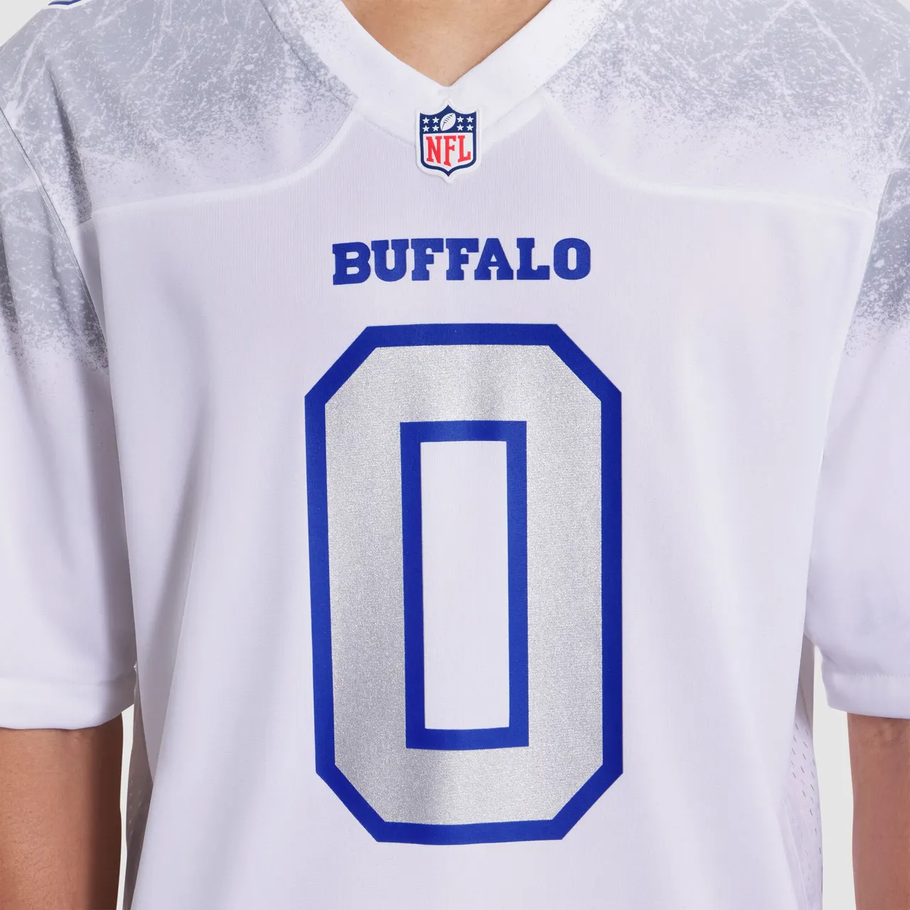 Keon Coleman Buffalo Bills Nike 2025 Rivalries Collection Game Jersey - White - Image 6