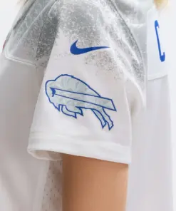 Keon Coleman Buffalo Bills Nike Women's 2025 Rivalries Collection Game Jersey - White - Image 10