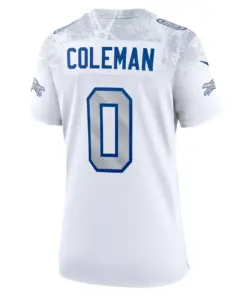 Keon Coleman Buffalo Bills Nike Women's 2025 Rivalries Collection Game Jersey - White - Image 3