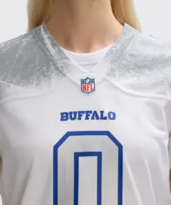 Keon Coleman Buffalo Bills Nike Women's 2025 Rivalries Collection Game Jersey - White - Image 7