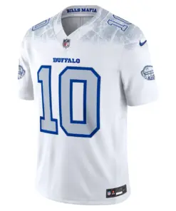 Alternative view of Khalil Shakir Buffalo Bills Nike 2025 Rivalries Collection Limited Jersey - White