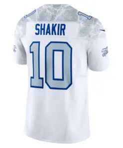 Khalil Shakir Buffalo Bills Nike 2025 Rivalries Collection Limited Jersey - White - Image 3