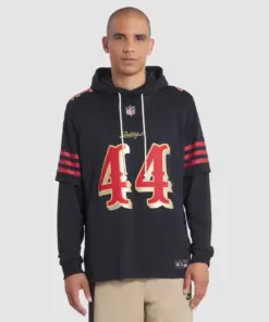 Kyle Juszczyk San Francisco 49ers Nike 2025 Rivalries Collection Limited Jersey - Black - Image 4