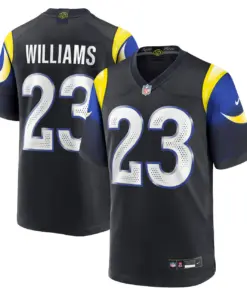 Kyren Williams Los Angeles Rams Nike 2025 Rivalries Collection Game Jersey - Midnight Blue
