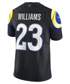 Kyren Williams Los Angeles Rams Nike 2025 Rivalries Collection Limited Jersey - Midnight Blue - Image 3