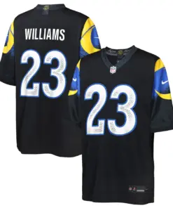 Kyren Williams Los Angeles Rams Nike Youth 2025 Rivalries Collection Game Jersey - Midnight Blue