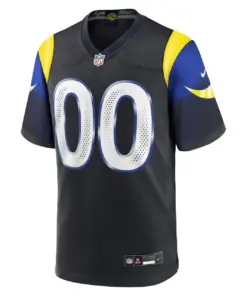 Alternative view of Los Angeles Rams Nike Rivalries Collection Custom Game Jersey Mens - Black