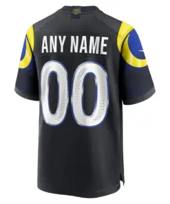 Los Angeles Rams Nike Rivalries Collection Custom Game Jersey Mens - Black - Image 3
