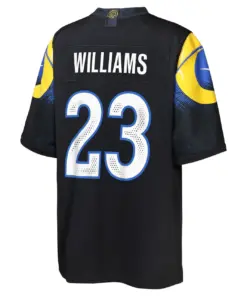 Kyren Williams Los Angeles Rams Nike Youth Rivalries Collection Game Jersey - Pitch Blue - Kyren Williams - Blue - Image 3