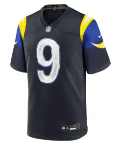 Alternative view of Matthew Stafford Los Angeles Rams Nike Rivalries Collection Game Jersey - Pitch Blue - Matthew Stafford Mens - Anthracite