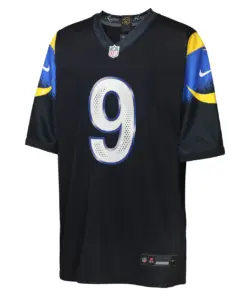 Alternative view of Matthew Stafford Los Angeles Rams Nike Youth Rivalries Collection Game Jersey - Pitch Blue - Matthew Stafford - Black