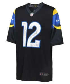 Alternative view of Puka Nacua Los Angeles Rams Nike Youth Rivalries Collection Game Jersey - Pitch Blue - Puka Nacua - Blue
