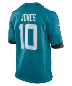Alternative view of Mac Jones Jacksonville Jaguars Nike Team Game Jersey - Teal