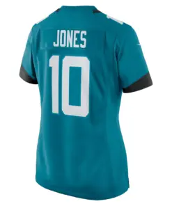 Mac Jones Jacksonville Jaguars Nike Women's Team Game Jersey - Teal - Image 3