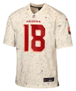 Marvin Harrison Jr. Arizona Cardinals Nike Youth 2025 Rivalries Collection Game Jersey - Natural - Image 2