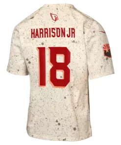 Marvin Harrison Jr. Arizona Cardinals Nike Youth 2025 Rivalries Collection Game Jersey - Natural - Image 3