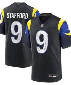 Matthew Stafford Los Angeles Rams Nike 2025 Rivalries Collection Game Jersey - Midnight Blue