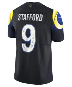 Matthew Stafford Los Angeles Rams Nike 2025 Rivalries Collection Limited Jersey - Midnight Blue - Image 3