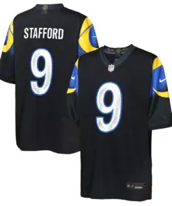 Matthew Stafford Los Angeles Rams Nike Youth 2025 Rivalries Collection Game Jersey - Midnight Blue
