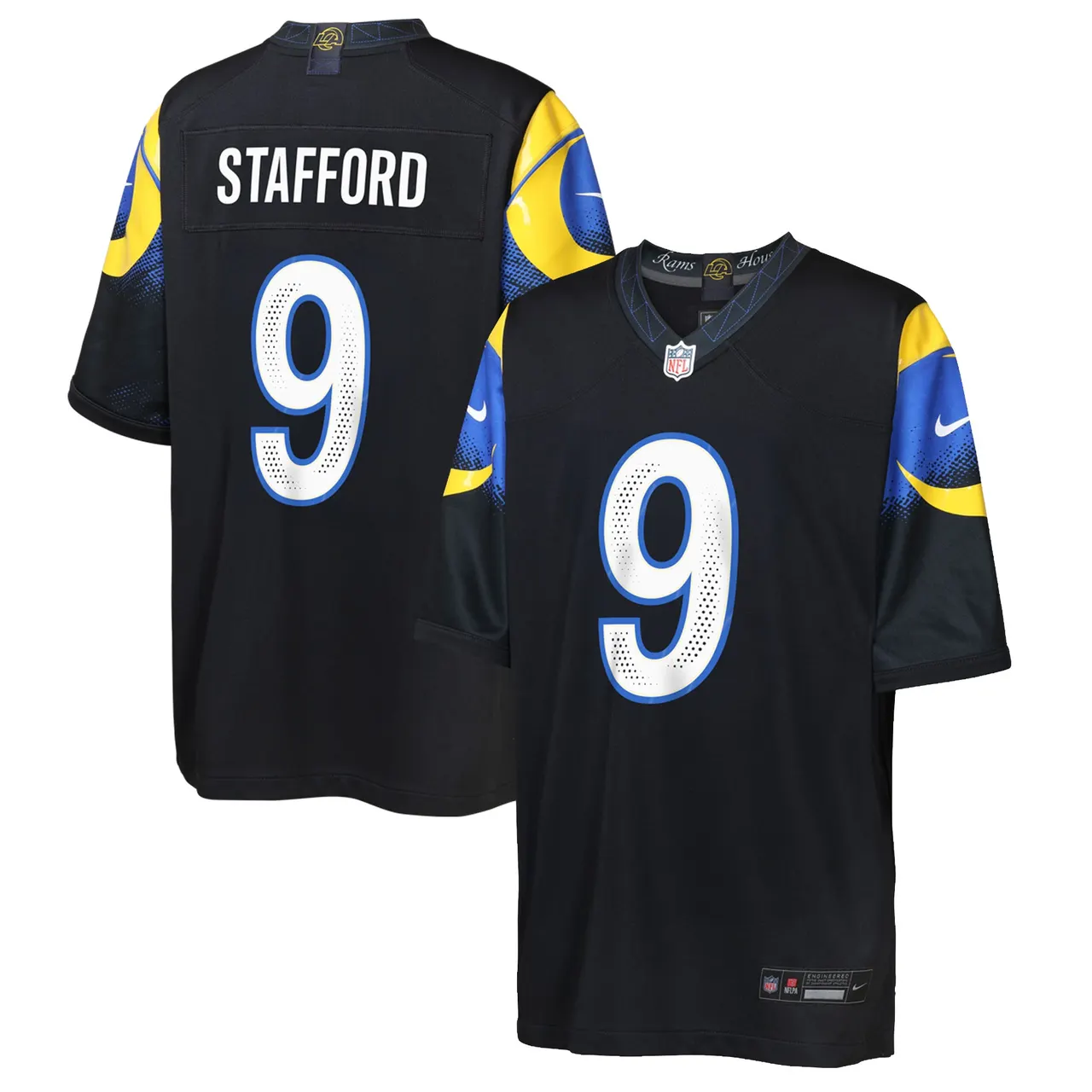 Matthew Stafford Los Angeles Rams Nike Youth 2025 Rivalries Collection Game Jersey - Midnight Blue