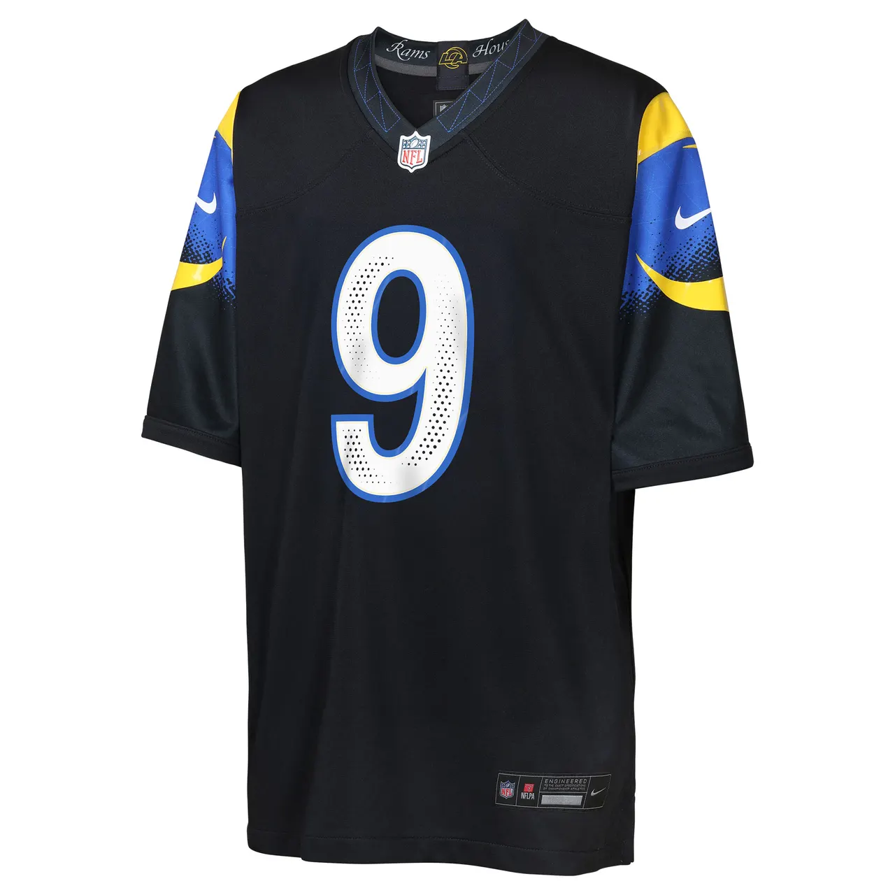 Matthew Stafford Los Angeles Rams Nike Youth 2025 Rivalries Collection Game Jersey - Midnight Blue - Image 2