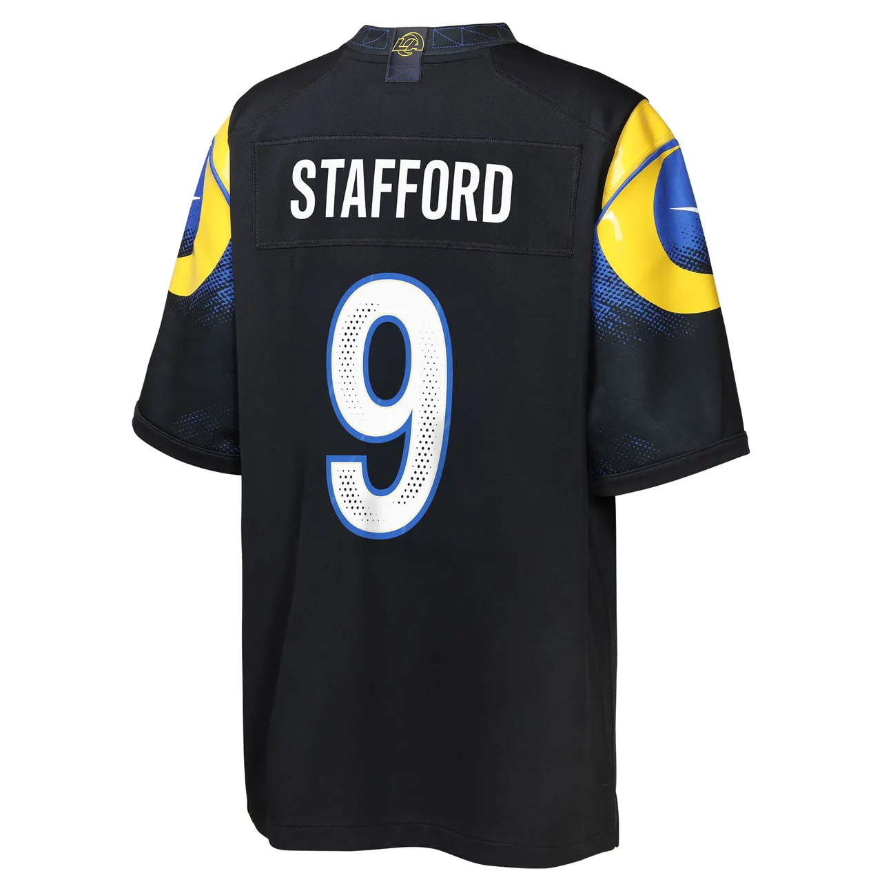 Matthew Stafford Los Angeles Rams Nike Youth 2025 Rivalries Collection Game Jersey - Midnight Blue - Image 3