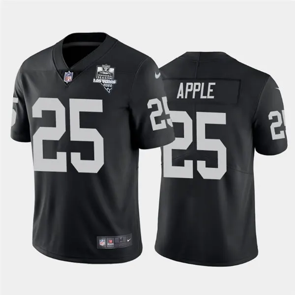 Eli Apple Las Vegas Raiders Nike 2020 Inaugural Season Vapor Limited Stitched Jersey - Black