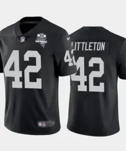 Cory Littleton Las Vegas Raiders Nike 2020 Inaugural Season Vapor Limited Stitched Jersey - Black